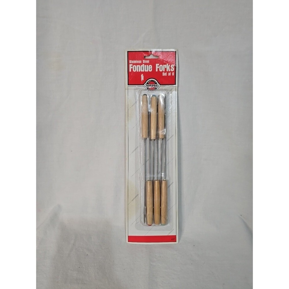 Vintage Norpro Fondue Skewers Forks New In Package‎